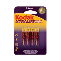Alkaline AA AA Xtralife Batteries [4 Carded Pack]