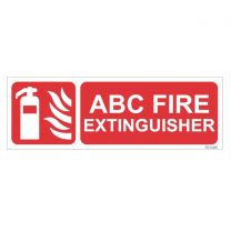 ABC Fire Extinguisher Sign