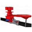 Universal Valve Lock Out With  Blocking  Long  Arm 