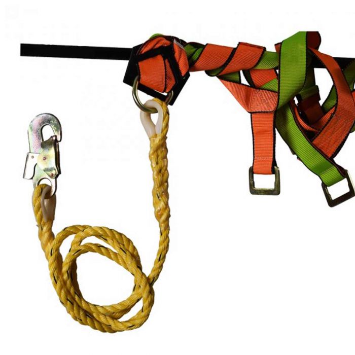 PP Lanyard With Snap Hook, Restrain and Fall Arrest Lanyards, Fall  Protection