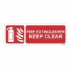 Extinguisher Keep Clear Sign