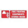 Fire Fighting Equipments Store Inside Sign