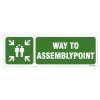 Way to Assembly Point Sign