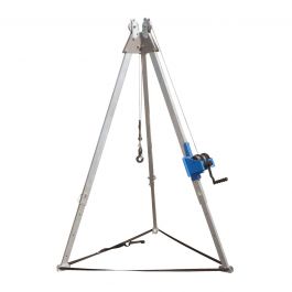 Tripod pulley shop system