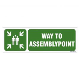 Way To Assembly Point Sign