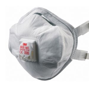 3M 8835 Dust / Mist Respirator Mask [With Valve]