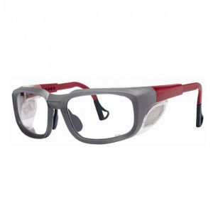 3M ZT100 Plastic Frames Safety Eyewear [Black and Blue / Gray]