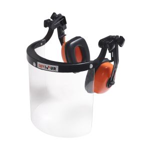 Earmuffs and Faceshield (Combo)
