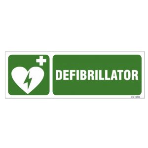 Defibrillator Sign