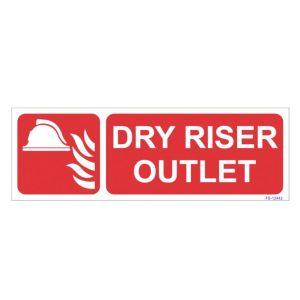Dry Riser Outlet Sign