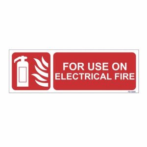 Electrical Fire Sign