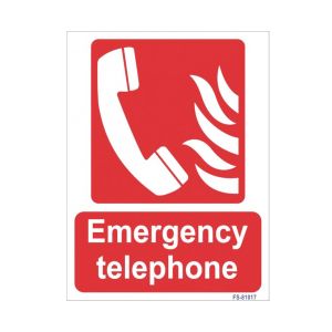 Emergency Telephone Sign