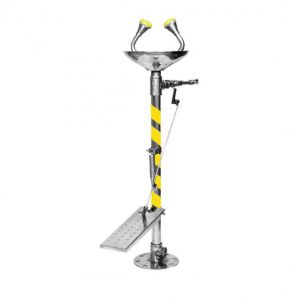 Foot Operated Eye Wash Unit Stainless Steel