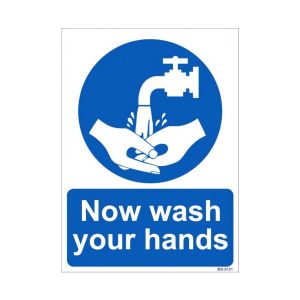Now Wash Your Hands Sign