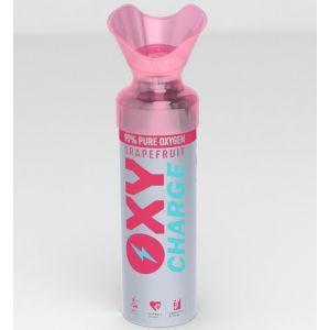  Portable Emergency Oxygen SUPER MASK CANS   - Grapefruit  Oxycharge Cylinder