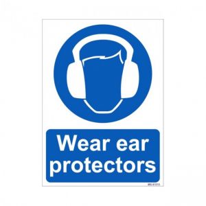 Wear Ear Protectors Sign