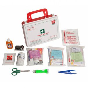 St Johns First Aid Workplace Kit [Medium - Plastic Box P4]