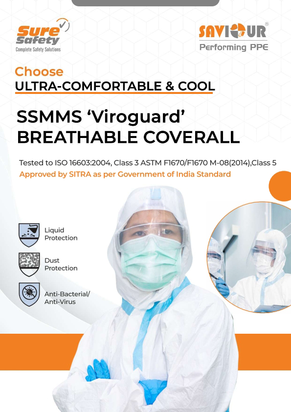  SSMMS Breathable Coverall
